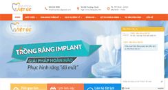 Desktop Screenshot of nhakhoavietuc.com